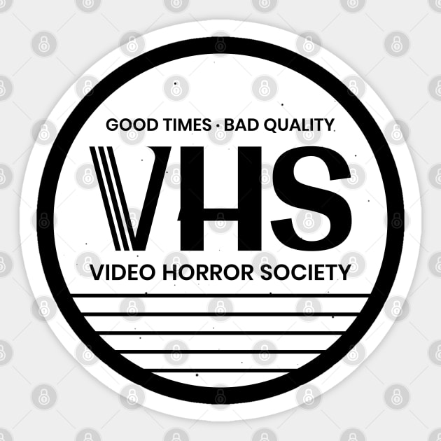 Video Horror Society (VHS) Sticker by FourteenEight